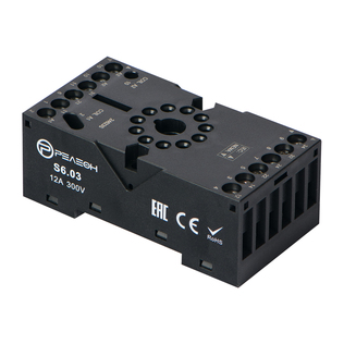 Розетка для реле RP6.12 и модуля PM9; 12А