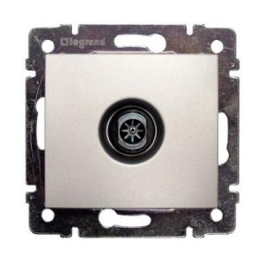 Розетка TV Legrand Valena звезда 1,5Дб 2400МГц (алюминий)   770129