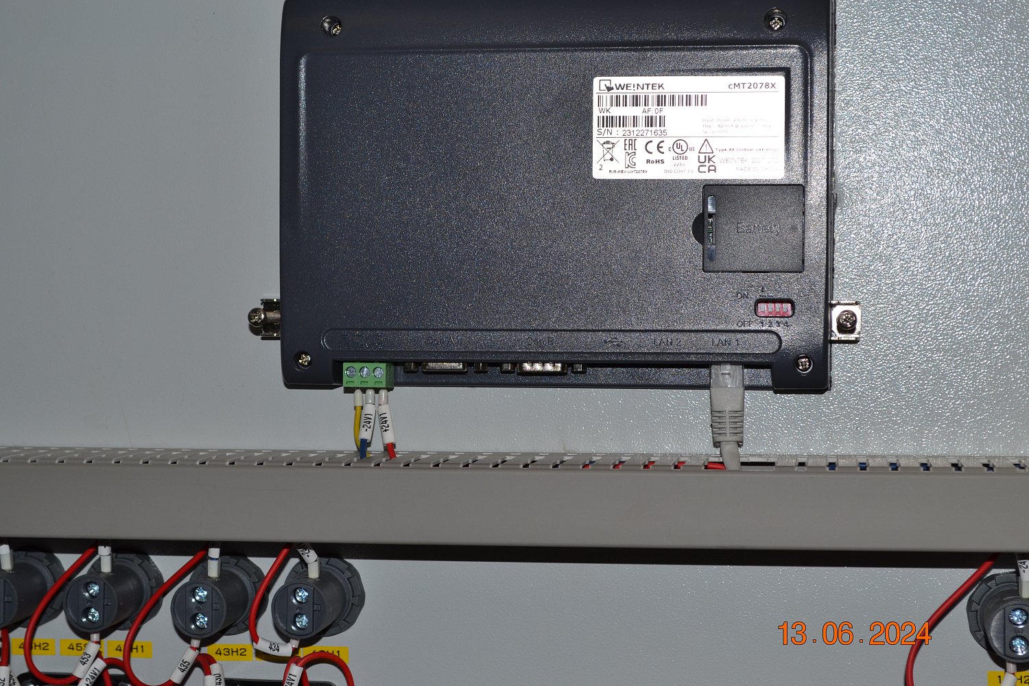 Шкаф управления климатом в теплице (Краснодарский край)