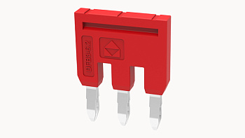 DFB3-6.2-16-00A(H), Перемычка DFB для клемм DS, 3П, 4 мм.кв, красный, шт