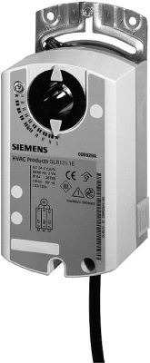 Привод воздушной заслонки, поворотный, 10 Nm,  DС 0…10V, настраиваемый, AC 24V