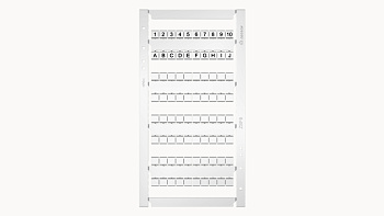 ZSF6-80P-19-00A(H), Маркировка для клемм DS, мультикарта (80 шильд.), шт