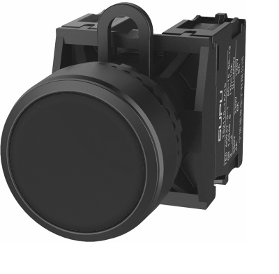 Кнопка серии TS2, плоский тип, мгновенное действие, чёрн.