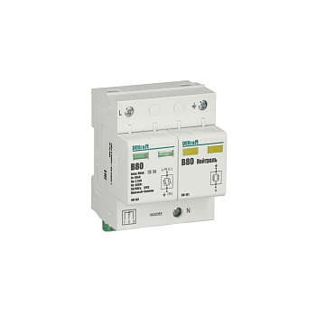 Ограничитель перенапряжений 1P+N 80кА класс B 440В