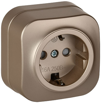 GLORY Роз. с з/к/ш о/у 16А РСш20-3-ХШм шамп. м. IEK