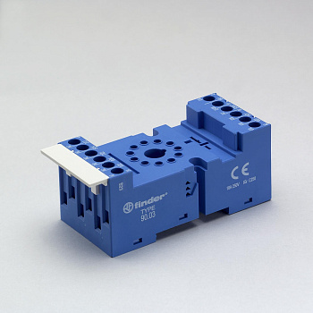 Розетка с винтовыми клеммами (с зажимной клетью) для реле 60.13, таймера 88.02; применяются модули 86.00, 86.30, 99.02; в комплекте металлическая клипса 090.33; версия: синий цвет