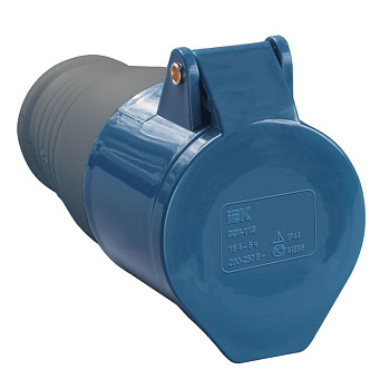 Розетка 223 переносная 2Р+РЕ 32А 220В IP44 ИЭК