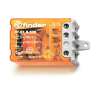 Шаговое электромеханическое реле; 2NO 10А, 4 состояния;  питание 110В АC;