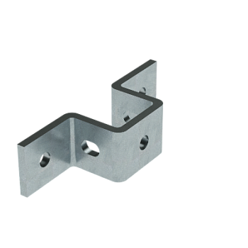 Крепление стеновое для С-образного профиля 41х41, горячеоцинкованное