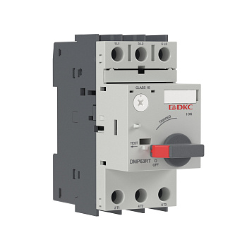 Автоматический выключатель защиты двигателя YON DMP63RT с уставкой 36-45A 3P 50kA