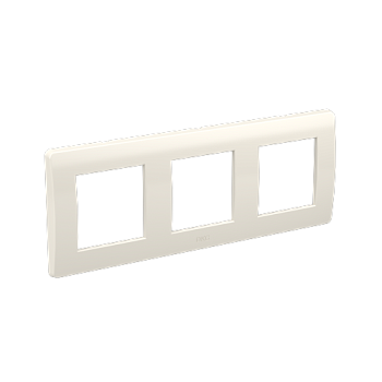 Рамка на 2+2+2 модуля (трехместная), белая, RAL9010