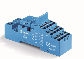 Розетка с безвинтовыми клеммами Push-in для реле  55.33, таймера 85.03; применяются модули 86.00, 99.02; в комплекте металлическая клипса 094.71; версия: синий цвет