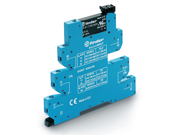 Интерфейсный модуль, твердотельное реле, серия MasterINPUT; выход 6A (24В DC); питание 230-240В AC; категория защиты IP20; безвинтовые клеммы Push-in