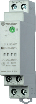 Модульные фото-реле Finder Ширина 17.5мм, 1 NO 16A питание 230В АC;