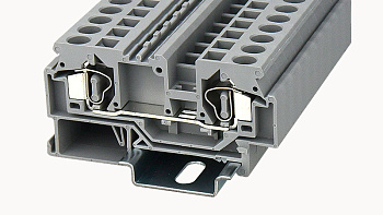 WS6-01P-11-00A(H), Клемма пружинная WS, 6 мм.кв., серый, шт