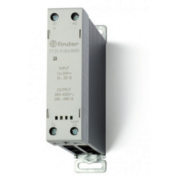 Модульное твердотельное реле; выход 30А (60…440В АС); питание 24В DC; Функция "Произвольн.включ."; ширина 22.5мм; клем.реле; степень защиты IP20