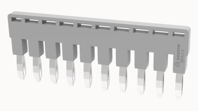 DFA2.5-10P-11-00A(H), 10П, Перемычка DFA для клемм DC, 2.5 мм.кв, серый, шт