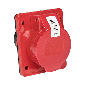 Розетка стационарная внутренняя 415 3Р+РЕ+N 16А 380В IP44 EKF PROxima