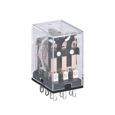 Промежуточное реле JZX-22F(D) 4 конт. с инд. LED 3А 24В AC  (CHINT)