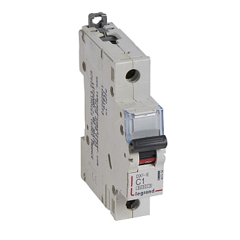 Автоматический выключатель DX3-E C1 1П 6000/6kA