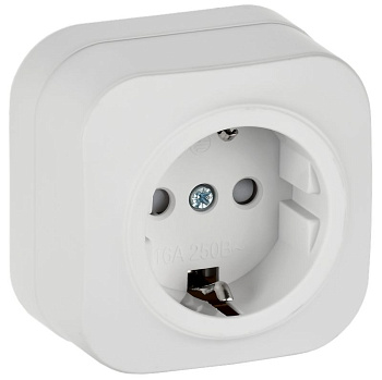 GLORY Роз. с з/к/ш о/у 16А РСш20-3-ХБм бел. м. IEK